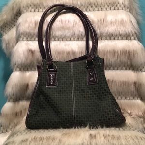 Nine West Green Pattern Handbag